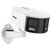 FCD600 - 6MP PoE Panorama Überwachungskamera Außen, zwei Objektiven, 180° Ultraweitwinkel, f/1.2 Superblende, BSI-Sensor, integriertes Mikrofon, aktive Sirene und Alarm, Personen-und Fahrzeugerkennung